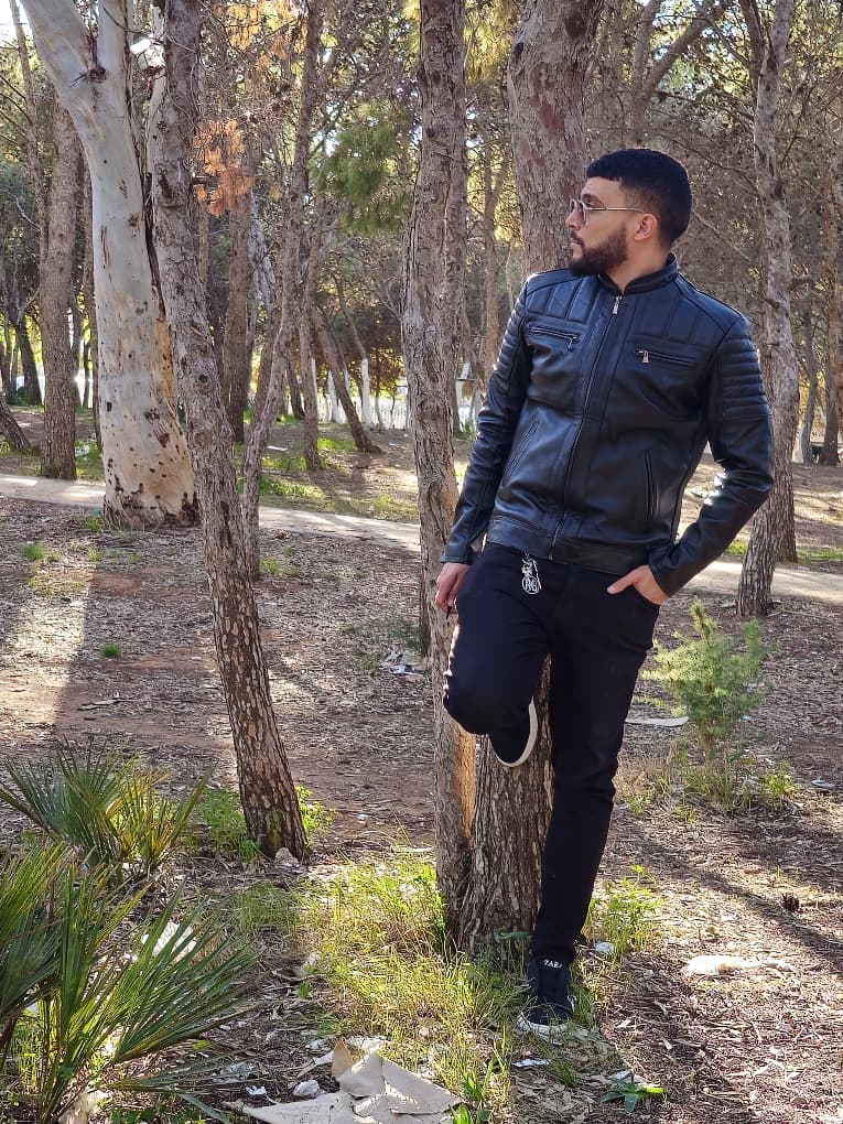 🖤 Veste Black Crown – 100% cuir